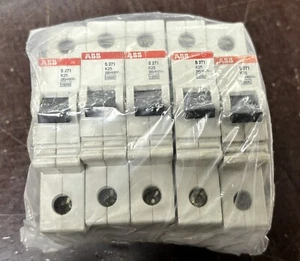 Lotto di 5 ABB S271 K25 10k Interruttore magnetotermico 25A 10k unipolare - Picture 1 of 3