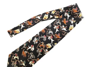 TABASCO Men's Necktie Tie Silk Bucking Bronco Horse Cowboy Novelty Made in USA - Picture 1 of 5