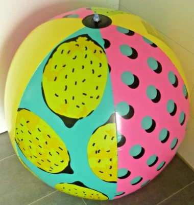 Seltener riesiger WASSERBALL "Lemon" von Bestway, D = 120cm / 48" - Bild 1 von 4