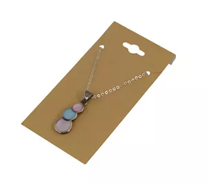100 Juwelier Halskette Anhänger Ohrhänger KRaft braun Hängekarten - Bild 1 von 2