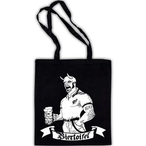 BIERTOIFEL Baumwollbeutel Neu Tasche Bag Beutel Punk Punkrock Oi Skinhead Jute - Picture 1 of 1