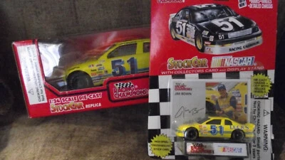 Racing Champions-1/24 y 1/64 diecast-Jim Bown-#51-1995-NASCAR-Luck's-RARO-2 coches Foto 1 de 4