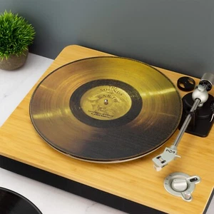 Voyager Golden Record Player Slip Mat Turn Table DJ Slip Mat - Picture 1 of 4