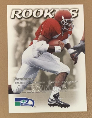 2000 Fleer SkyBox Football Dominion #216 Shaun Alexander Seattle Seahawks RC - Image 1 of 2