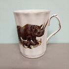 Royal Windsor fine bone china mug- Rhinoceros - England NICE !!!