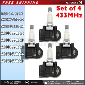 4pcs TPMS Tire Pressure Sensor For Dodge 2009-2017 Journey / 2008 Charger Magnum - Picture 1 of 10