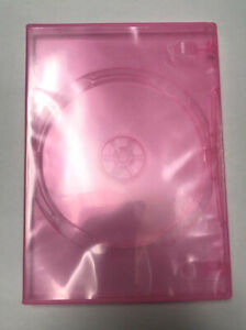 Sale! 10 PCS NEW PINK 14MM SINGLE DVD CASES WITH SLEEVE FREE SHIP, PP-S14-P