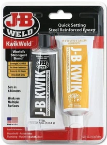 Soldadura JB J-B soldadura 8271 Kwik 6 minutos ajuste rápido Expoy tamaño grande paquete de 10 oz T4 - Imagen 1 de 7