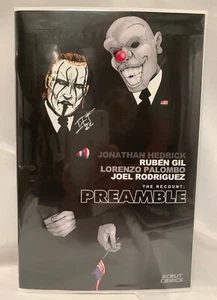 THE RECOUNT: PREAMBLE #1 - Sting AEW WCW Signed Remark SILVERBAX VARIANT - COA - Picture 1 of 2
