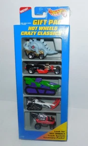 NIB 1996 HOT WHEELS 5 CAR GIFT PACK FEATURING HOT WHEELS CRAZY CLASSICS - Bild 1 von 7