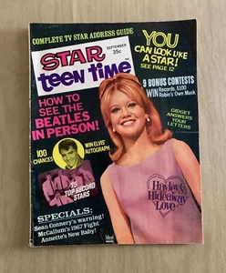 Star Teen Time Magazine Sept 1966 Elvis Beatles Hayley Gidget Spoonful Annette - Picture 1 of 15