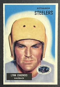 1955 Bowman Football Lynn Chadnois #54 VGEX-EX Pittsburgh Steelers - Picture 1 of 4