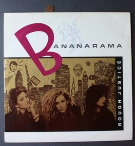 Bananarama Rock Group signed autographed 1984 alum ALL THREE SIGNATURES SCARCE-- - Picture 1 of 1