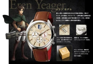 Orologio da polso INDIPENDENTE x Attack on Titan collaborazione ufficiale modello Eren GIAPPONE - Foto 1 di 7