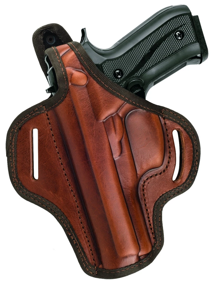 Springfield XD40 OWB Thumb Break Leather Belt Holster- Choose your Hand & Color- - Image 1 of 1