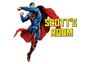 Personalised Any Name Superman Wall Decal 3D Art Sticker Vinyl Room Bedroom Gift - Picture 1 of 4