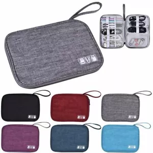 Travel Cable Bag Organizer Charger Storage Electronics USB Case Cord Accessories - Picture 1 of 23