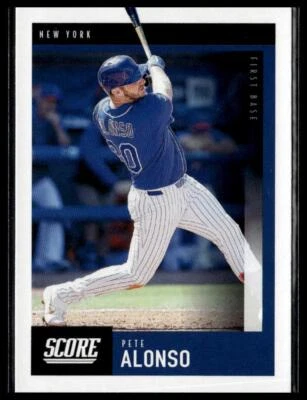 2020 Panini Chronicles #28 Pete Alonso Score - Image 1 of 2