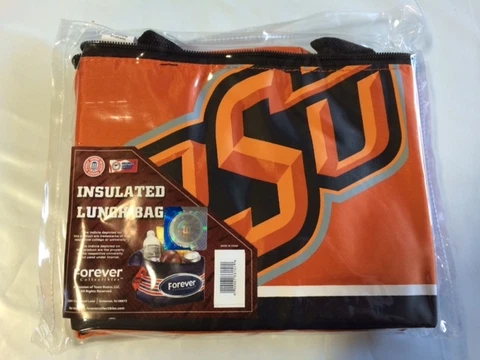 Oklahoma State Cowboys Insulated soft side Lunch Bag Cooler New NCAA - BIg Logo Cover