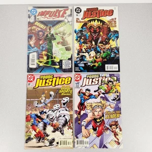 Impulse Young Justice DC Universum Konvolut 4 Comics 1999-2002 David Nauck - Bild 1 von 8