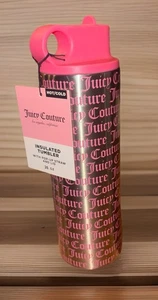 Juicy Couture Bicchiere isolato in acciaio inox caldo o freddo con cannuccia pop up 26 oz - Foto 1 di 9