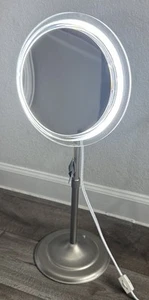 Zadro Espejo de Maquillaje Iluminado 10x Lupa Telescópica 17” A 23” Usado en Excelente Condición - Imagen 1 de 10