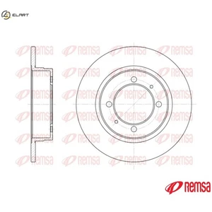 2x BRAKE DISC 6390.00 FOR MITSUBISHI ETERNA/IV GALANT/Mk COLT/III LANCER 1.8L - Picture 1 of 9