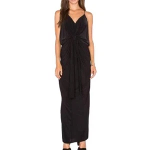MISA Los Angeles L Neu mit Etikett Domino Maxikleid in Schwarz Größe XS - Bild 1 von 8
