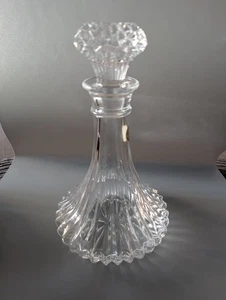 Vintage Cristal Frankreich Bleikristall Karaffe 10" hoch (S4) - Bild 1 von 14