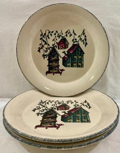 Juego de 3 platos de cena para casa jardín fiesta pajarera - Imagen 1 de 7