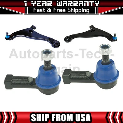 Brazo de control de extremo de barra de amarre delantera 4 Mevotech para Mitsubishi Eclipse 2006-2012 Foto 1 de 4