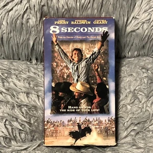 8 Seconds VHS movie Bull Riding Luke Perry Western 90s - Picture 1 of 5