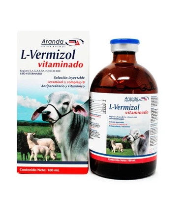L-Vermisol Vitaminado Y Complejo B Antiparasitario Y Vitamínico 100 ml  - Imagem 1 de 2