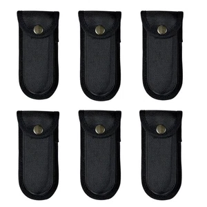 6er Pack Tactical Nylon Messerscheide - Hartschalenetui für 5 Zoll Klappmesser Taschenmesser - Bild 1 von 13