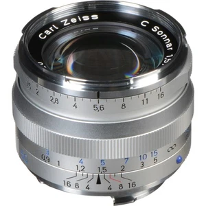 Zeiss 50mm f1.5 C Sonnar T* ZM Lens - Leica Fit: Silver - Picture 1 of 5