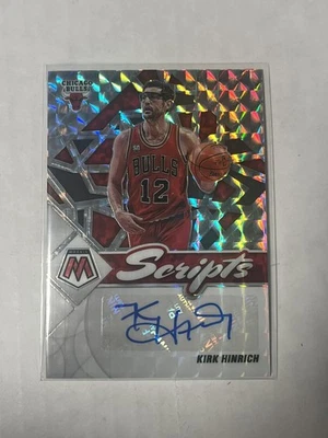 2021-22 Panini Mosaic Scripts Kirk Hinrich #SC-KKH Auto Bulls Legend Foto 1 de 2