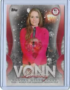 2018 TOPPS OLYMPICS LINDSEY VONN MILESTONES CARD LV-11 SKIING GREAT ~ MULTIPLES - Picture 1 of 2