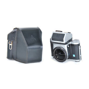 CLA'd Pentacon SIX TL 6x6 Medium Format Film Camera Body w/ Prism Finder & Case