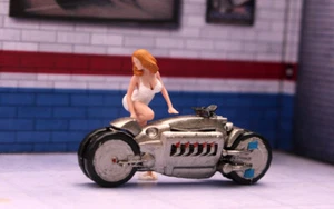 1/64 3D PRINT SEXY GIRL Cyberpunk motorcycle GTA5 fit 1:64 Mini street Sand - Picture 1 of 68