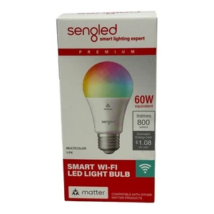 Sengled LED Smart Light Bulb (A19), Matter-Enabled - Picture 1 of 6