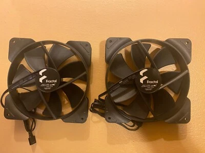 2 Fractal Design Aspect 14 PWM 1700 RPM / DC 12V 0.24A Case Fans Black - Image 1 of 2
