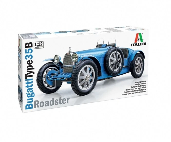 Italeri 4713 - 1:12 Bugatti 35B Roadster - Neuf - Photo 1/1