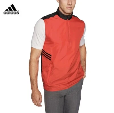 Colete Adidas Essentials Club Wind vermelho/preto CY9293 masculino tamanho M - Imagem 1 de 4