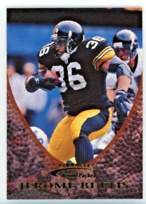 1997 Pinnacle Action Packed Jerome Bettis Card #49 HOF Football - Image 1 of 4