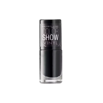 MAYBELLINE NEW YORK COLOR SHOW VINYL 404 BLACK TO BASICS NAGELLACK 7 ml NEU - Bild 1 von 4