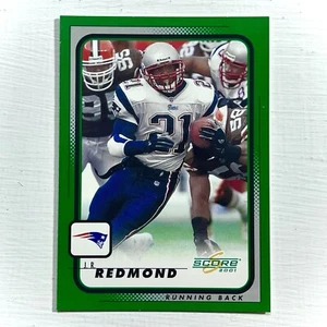 JR Redmond 2001 Score Green RC MINT Patriots Rookie Jersey ASU Arizona State St - Picture 1 of 2