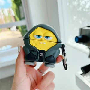 SpongeBob SquarePants Earphone Case For Apple Airpods 1/2/3/4Pro Soft Cover - Picture 1 of 10