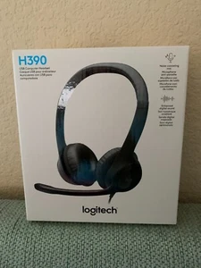Logitech H390 Over-Head Comfort USB Headset w/ Noise-Canceling Microphone - Zdjęcie 1 z 2