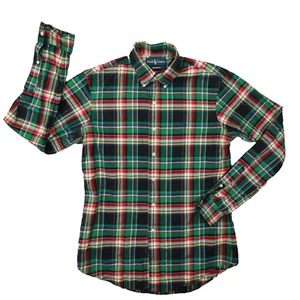 Ralph Lauren Vintage Custom Fit Multicolored Plaid Button Up Shirt size Medium - Picture 1 of 8