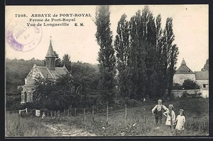 CPA Port-Royal, La Ferme, Vue de Longueville - Picture 1 of 2